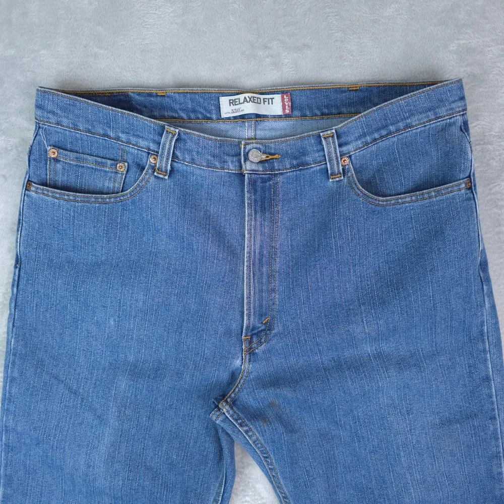 Vintage Levis 550 Jeans Mens 40x30 Blue Relaxed Fit Tapered‎ Leg Denim 2002